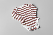 Baby Bodysuit Mock-up 2, a Shirt Mockup by Yogurt86 (Thumbnail 9 of 11)