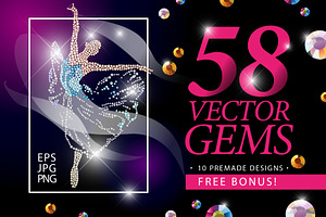 58 vector rhinestones & concepts