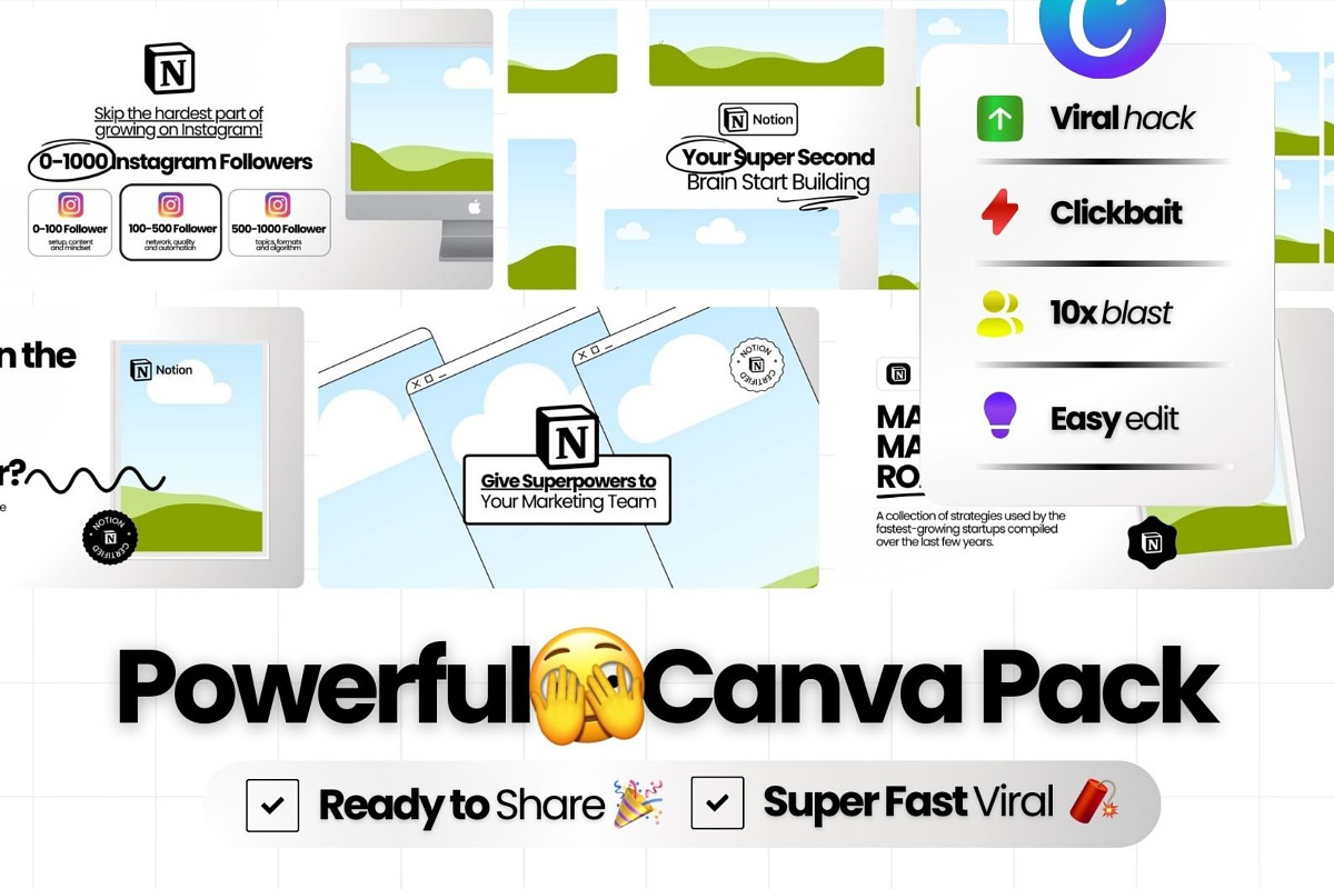 10x Sales Canva Templates For IG, a Social Media Template by Virall (Photo 3 of 10)