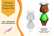 Character Design-Procreate Brushes, a Brush Add-On by MissPerfectKaos (Thumbnail 5 of 16)