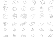 Bakery | Vector Line Drawings, an Illustration by teenyweenyday (Thumbnail 2 of 3)
