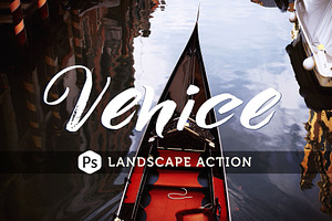 Venice Landscape Photoshop Action, an Action Add-On by skybluecreative