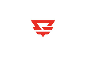 Letter G Triangle Wings Logo, a Branding & Logo Template by Pure Design