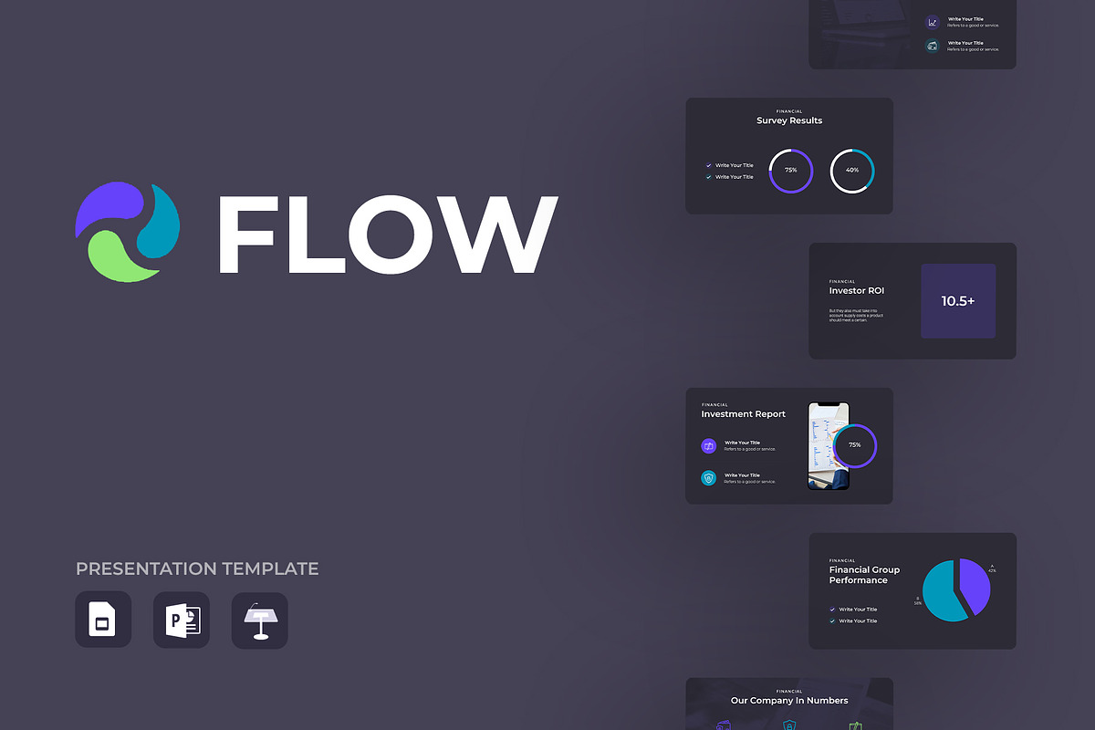 WAVES Finance Presentation Bundle, a Presentation Template by slidequest (Photo 7 of 14)