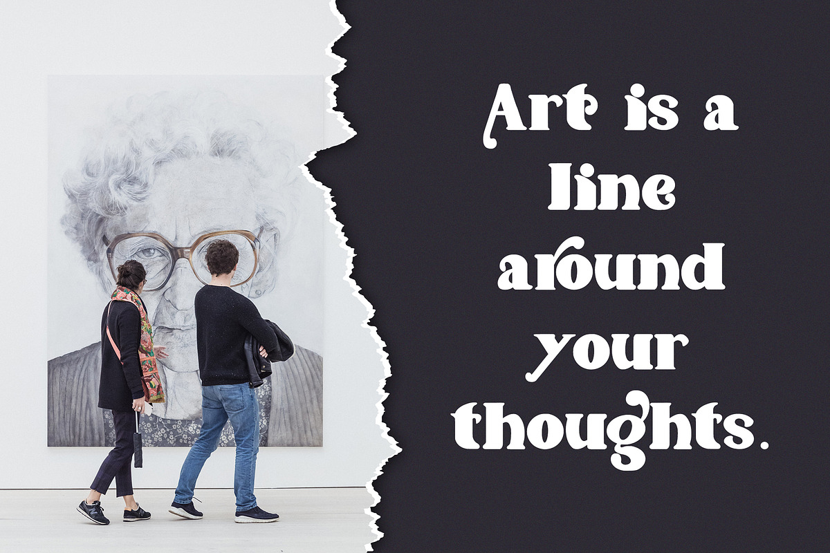 Luxurious Gallery - Retro Display, a Script Font by Arendxstudio (Photo 2 of 9)