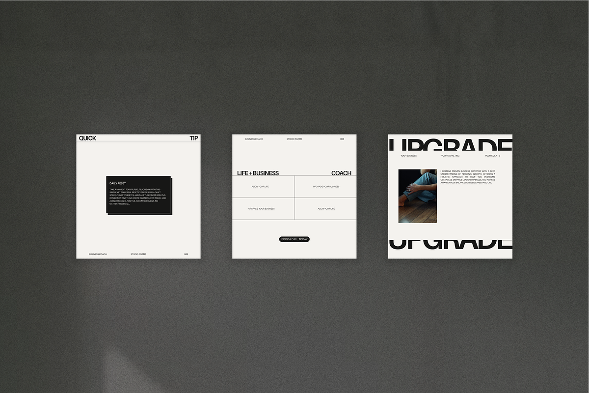 Instagram Templates for Coaches, a Social Media Template by StudioRoams (Photo 3 of 10)