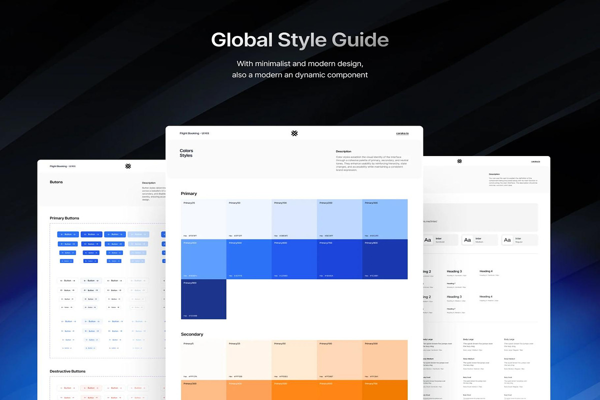 Flight Booking Mobile App UI Kit, an UI Kit Template by Creative Perspective (Photo 3 of 6)