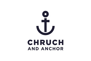 Cross Anchor Christian Catholic Logo, a Branding & Logo Template by funpixel