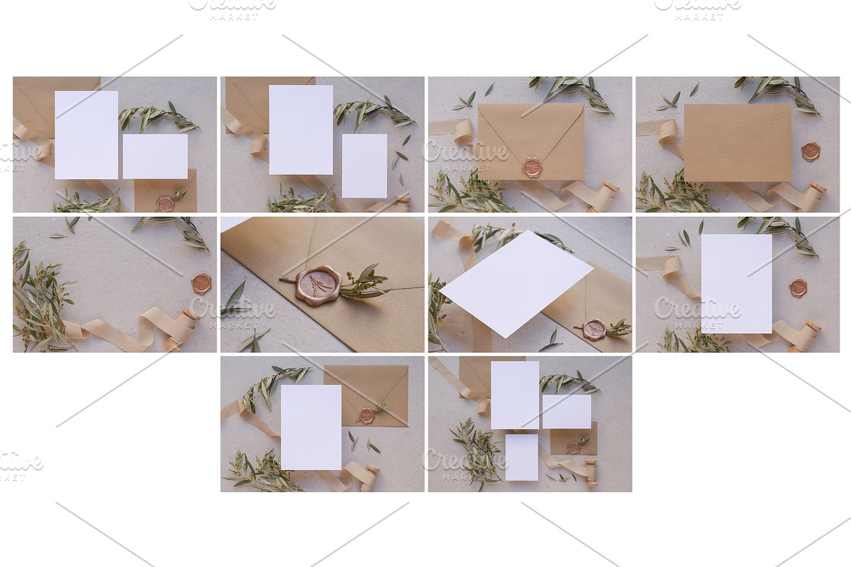 Olive  invite mock up bundle featuring mockup, mock up, and mockups, an Arts & Entertainment Photo by Mockette (Photo 3 of 3)
