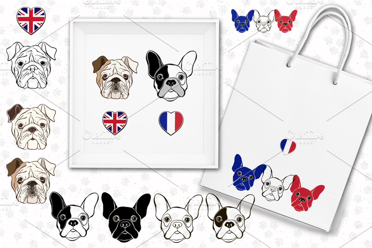 Dogs. Best friends., a Pattern Graphic by maritime_m (Photo 6 of 9)