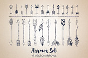 Arrows Set, an Object Graphic by Angelina De Sol (Thumbnail 1 of 2)
