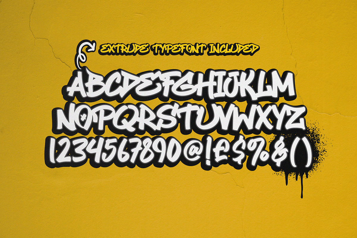 Urban Graffiti Font, a Font by Graphue (Photo 2 of 9)