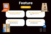Product Packaging 3D Icon Pack, a Food & Drink 3D Model by novia99design (Thumbnail 2 of 6)