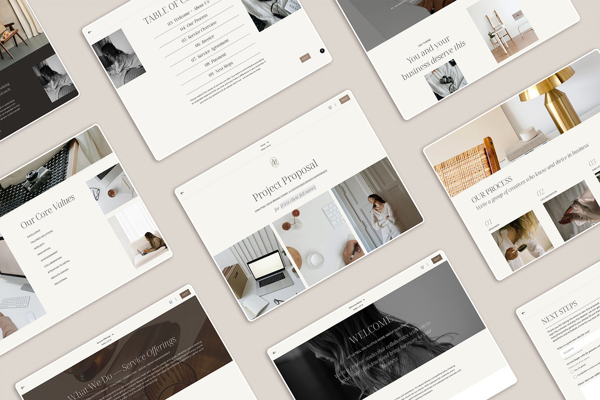 Proposal Template for Designers, a Presentation Template by Lovendear Design (Photo 6 of 7)