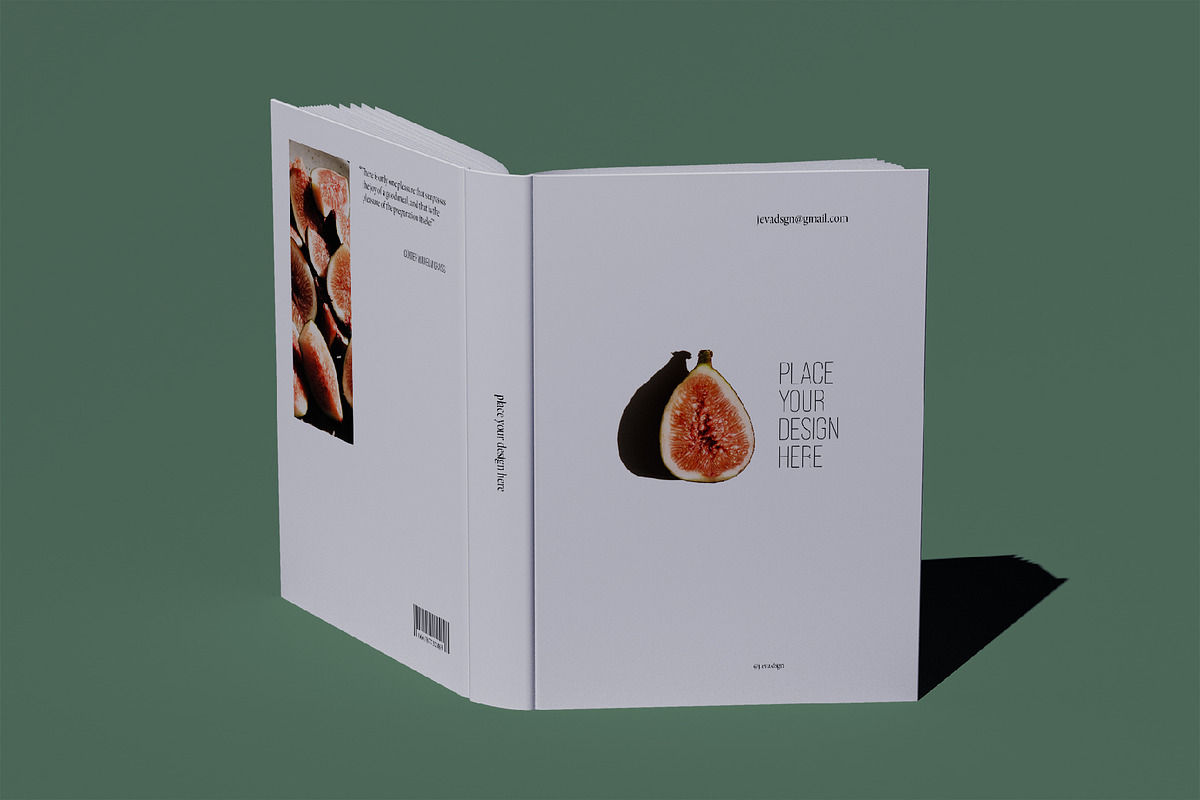 Realistic Book Mockups, a Print Template by Juliya Eva (Photo 8 of 14)