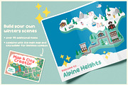 Alpine Adventure! Map Illustrations, a Seasonal Illustration by Studio86 (Thumbnail 2 of 4)