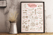 Vegetables - Design Set, a Decorative Illustration by Baksiabat (Thumbnail 3 of 3)