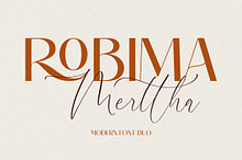 Robima Merttha Font Duo