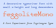 FeggoliteMono, a Slab Serif Font by Ingrimayne Type (Thumbnail 13 of 14)