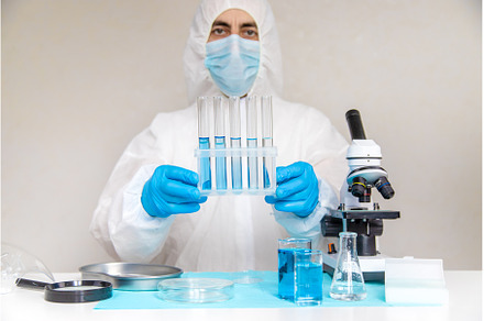 Water research in the laboratory, a Technology Photo by yanadjana