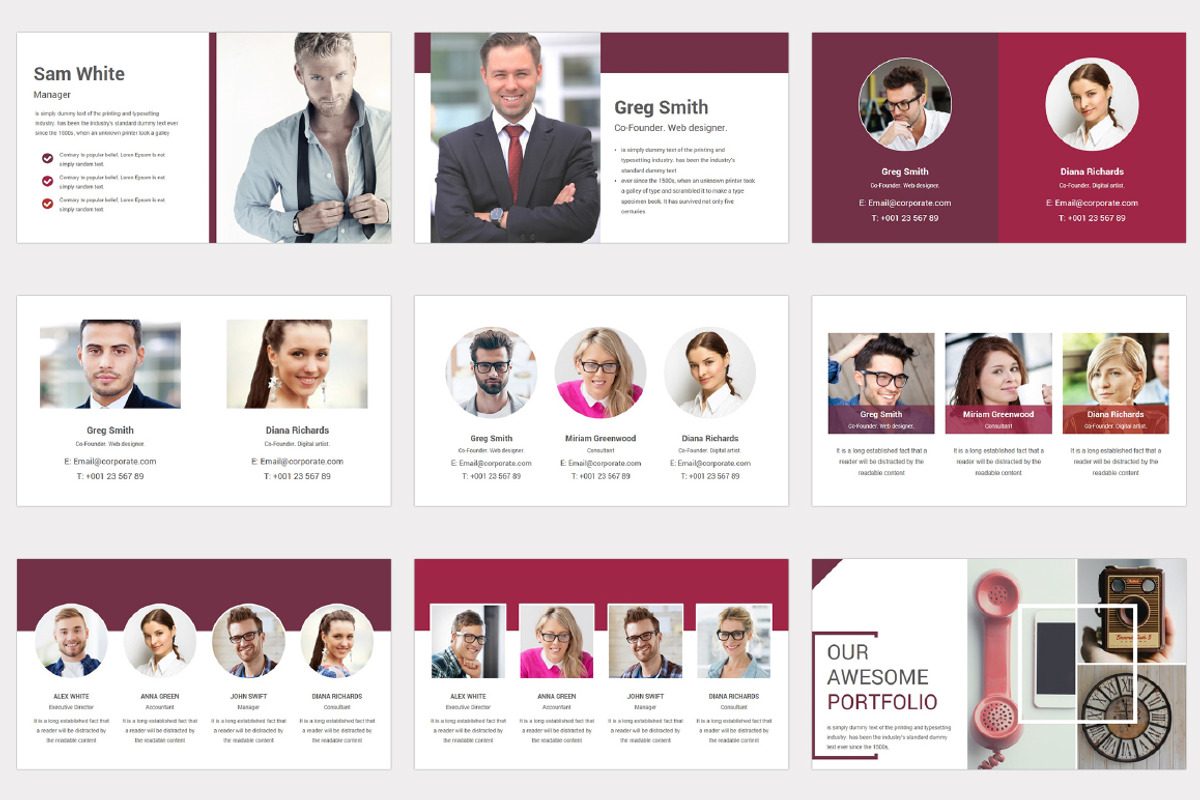 Varied Google Slides Template, a Presentation Template by GraphicStan (Photo 6 of 26)