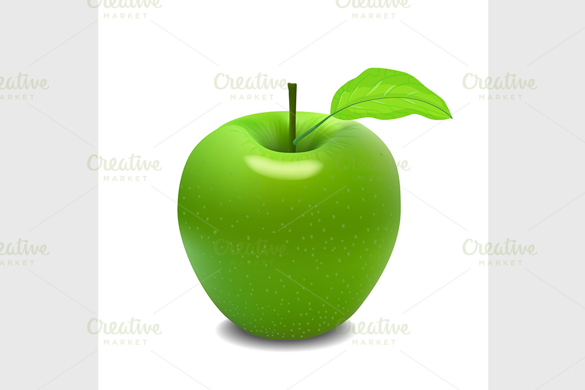 big green apple, a Graphic by IllustrationArtShop