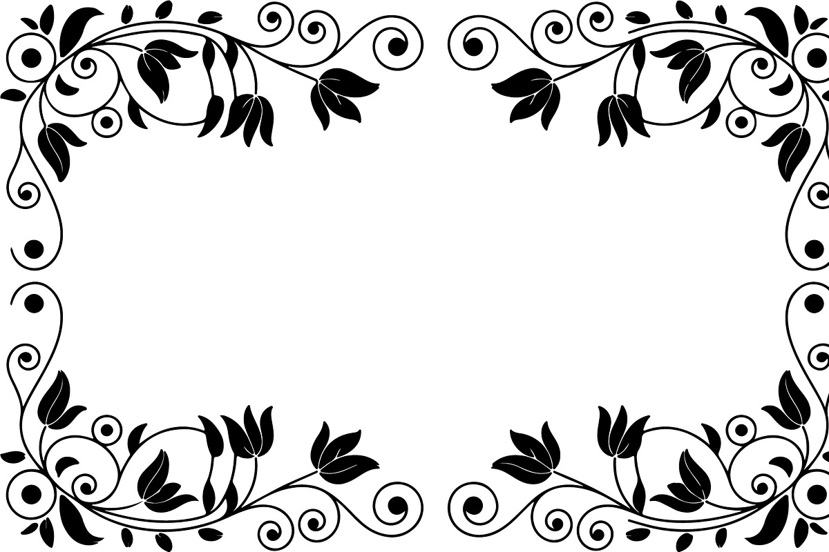 Elegant Decorative Border Frame, a Decorative Illustration by himelgfx (Photo 8 of 21)