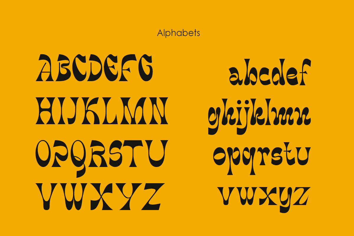 Tropical Paradise Retro Display Font, a Serif Font by Muntab_Art (Photo 10 of 11)