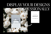 Floral 5x7 Wedding Mockup PSD, a Product Mockup by PhoebeCreates (Thumbnail 3 of 6)