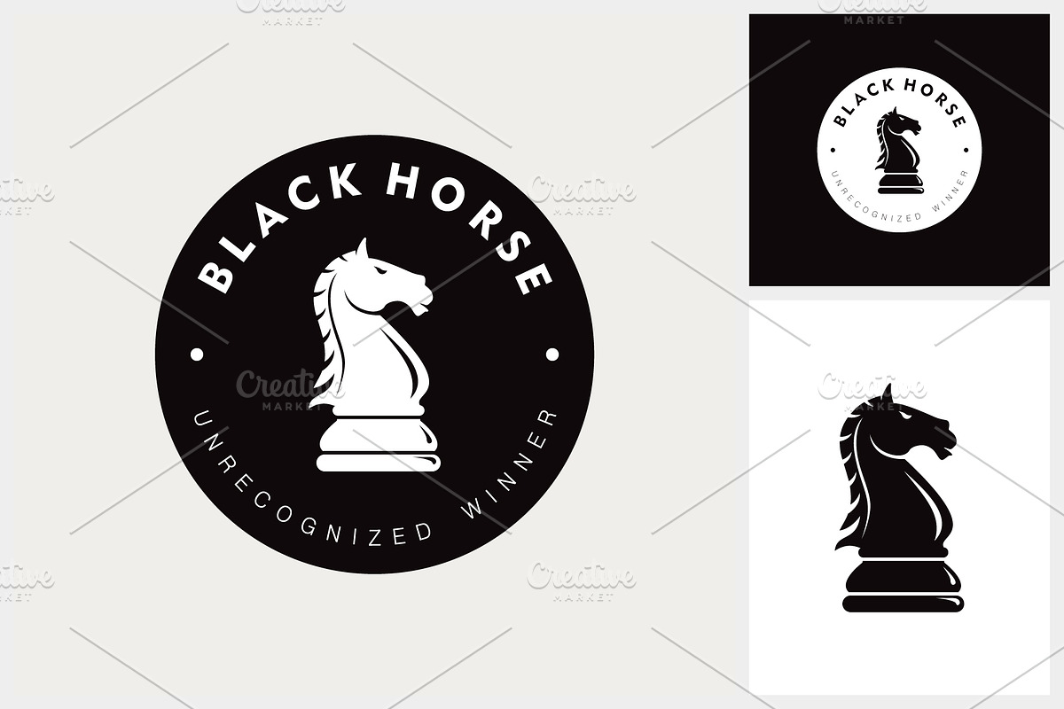 Black Horse Chess, a Branding & Logo Template by Atlantis X Nurman Arbai (Photo 1 of 4)