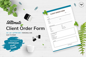 Client Order Planners