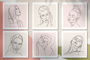 Woman Head Line Art Portraits, a Person Illustration by Papatongartist (Thumbnail 7 of 10)