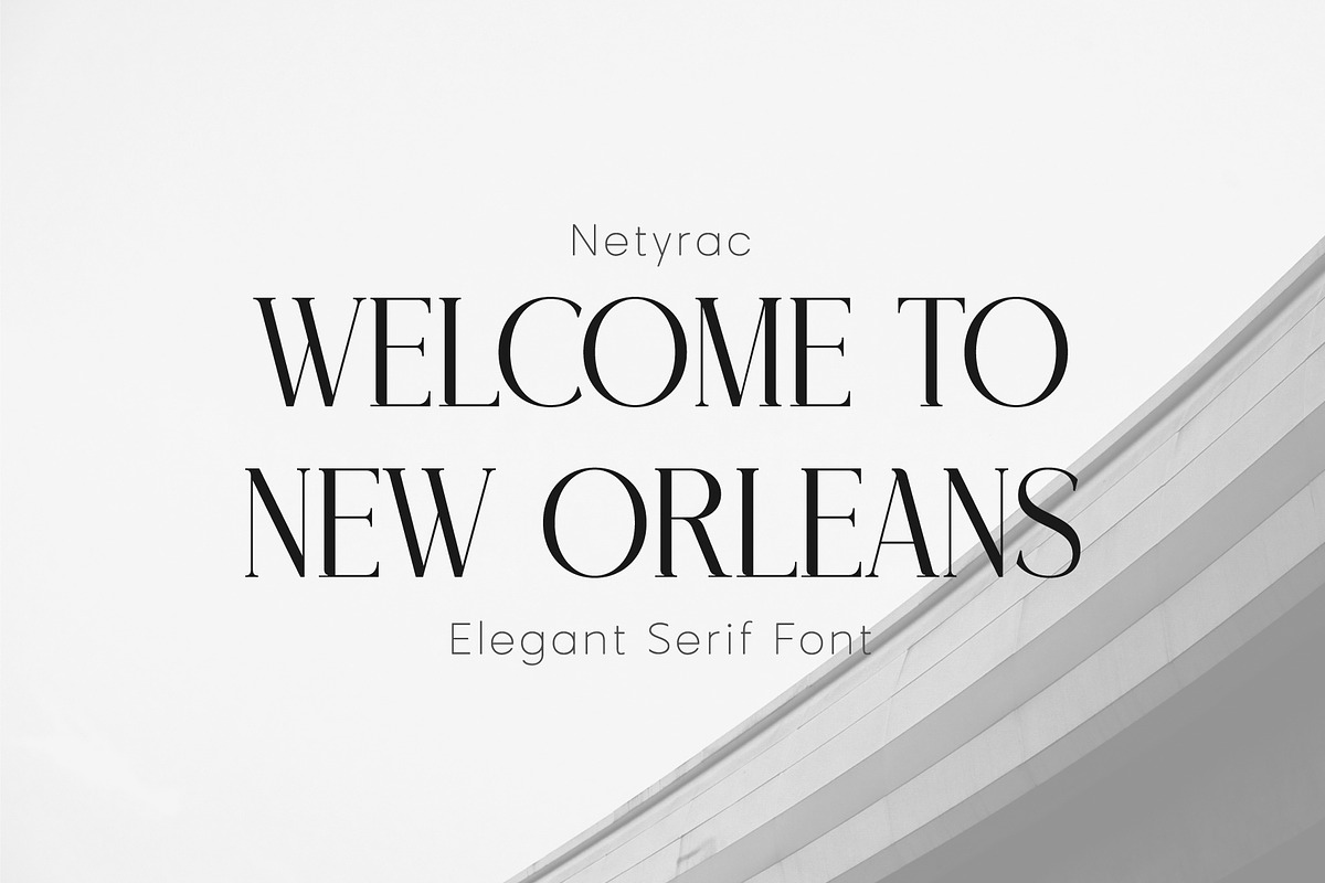 Netyrac – Elegant Font, a Serif Font by Salamahtype (Photo 2 of 8)
