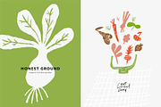 FARMERS MARKET | HAND DRAWN SHAPES, a Food Illustration by Favete Art (Thumbnail 17 of 23)