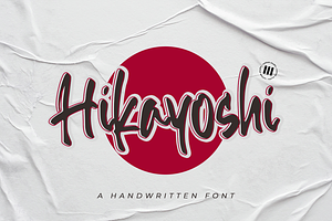 Hikayoshi A Handwritten Font