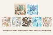 Forest Fairytale, a Pattern Graphic by emeraldthue (Thumbnail 3 of 7)