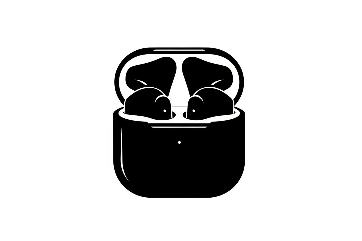 50 Wireless Earbuds Silhouette Icon, an Illustration by abu67222 (Photo 41 of 51)