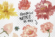 Watercolor flower DIY Pack, an Illustration by Blessed Print (Thumbnail 4 of 7)