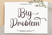 Big Problem, a Handwritten Font by FreshTypeINK (Thumbnail 1 of 8)
