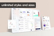 Canvas Style Presentation Mockups, a Product Mockup by KL-Webmedia (Thumbnail 2 of 10)