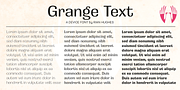 Grange Text, a Sans Serif Font by Device (Thumbnail 3 of 5)