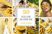 Yellow Aesthetic Stock Photos, a Beauty & Fashion Photo by Selenique Studio (Thumbnail 1 of 11)