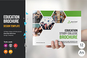 Education Brochure Template V2, a Brochure Template by JanySultana (Thumbnail 1 of 14)