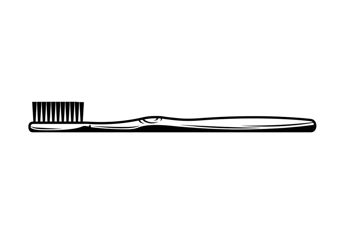 Minimal Toothbrush Silhouette, a Graphic by hafijul (Photo 7 of 14)
