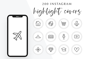 200 Instagram Story Highlight Covers