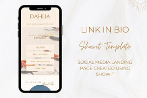 Showit Link In Bio Template