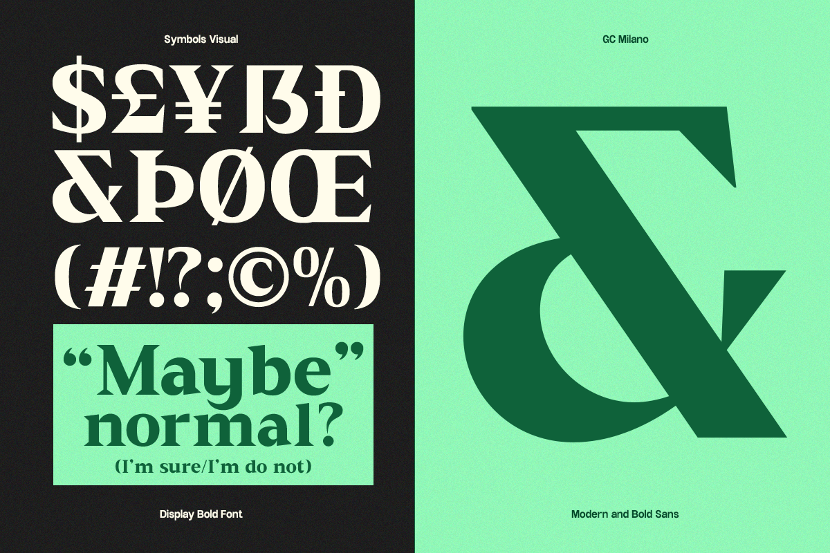 GC Milano – Strong Serif Elegance, a Serif Font by Glyphonic (Photo 9 of 15)
