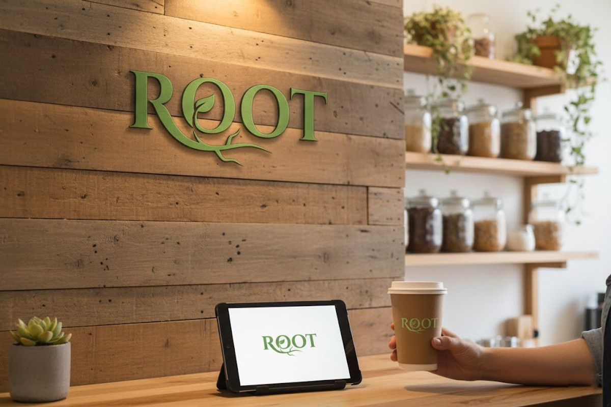 Root Organic Natural Botanical Logo, a Branding & Logo Template by yopie (Photo 6 of 7)