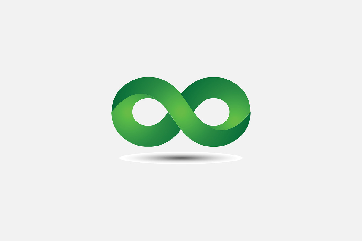 Abstract infinity logo template, a Branding & Logo Template by TemplatePlus.net