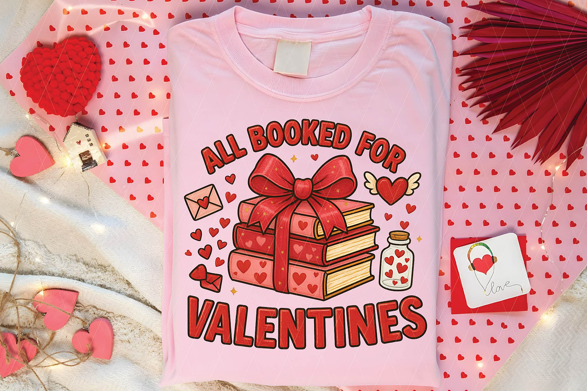 All Booked for Valentines PNG, an Illustration by DreamPrint404 (Photo 7 of 8)